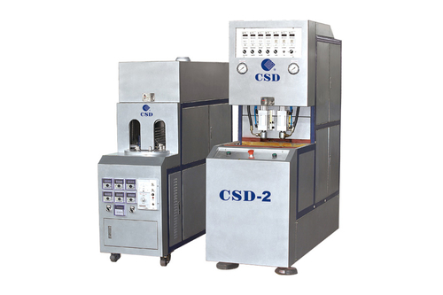 Máquina de moldeo por soplado semiautomática CSD-2