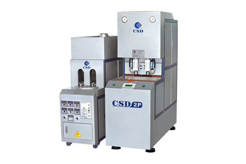 Máquina de moldeo por soplado semiautomática CSD-2P