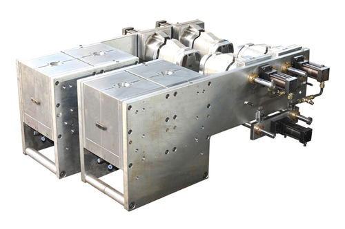 Conjunto completo de dispositivo de desbarbado automático de moldes de soplado de extrusión